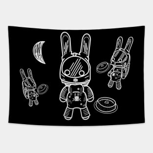 Moon Bunnies Tapestry