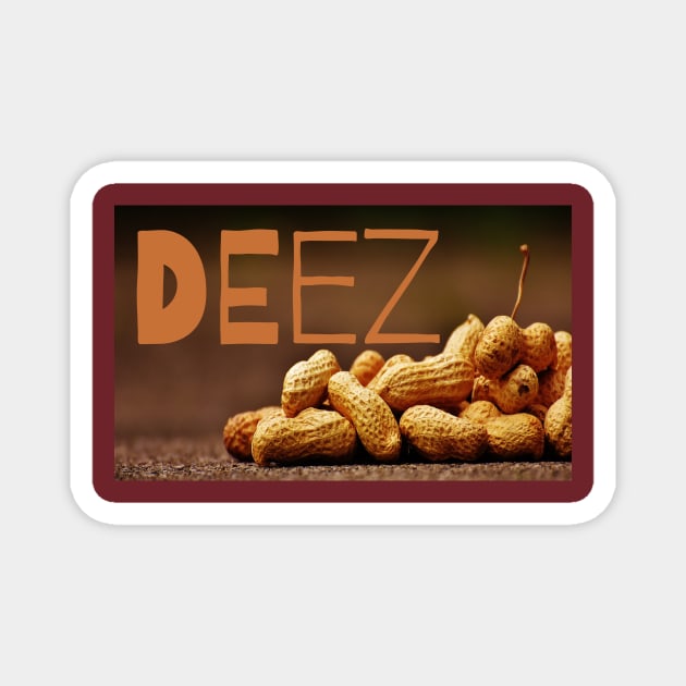 Deez Nuts Magnet by Cargoprints