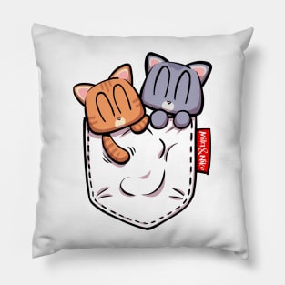 Mila & Niko in your pocket Pillow