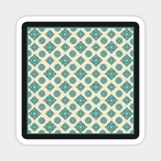 Unique Retro Pattern Magnet