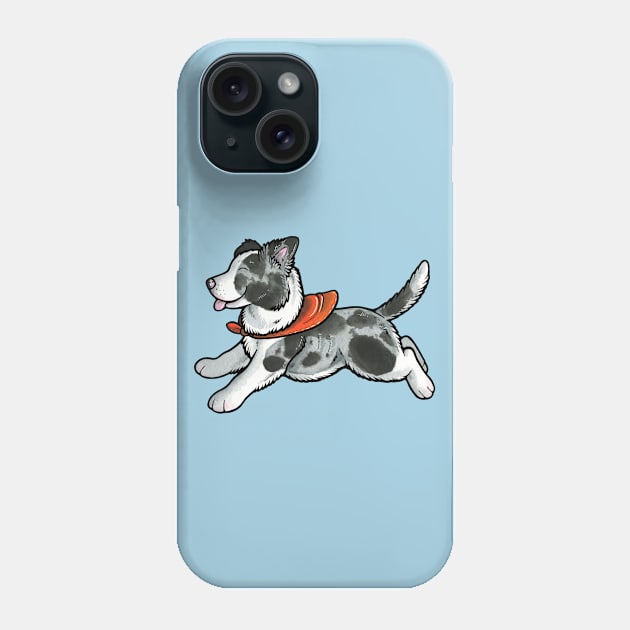 Border Collie Puppy Phone Case by animalartbyjess