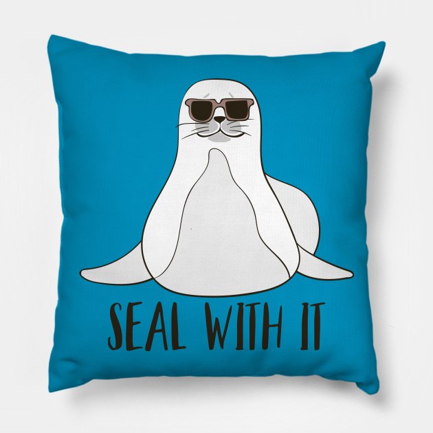 Seal With It Pillow by Dreamy Panda Designs