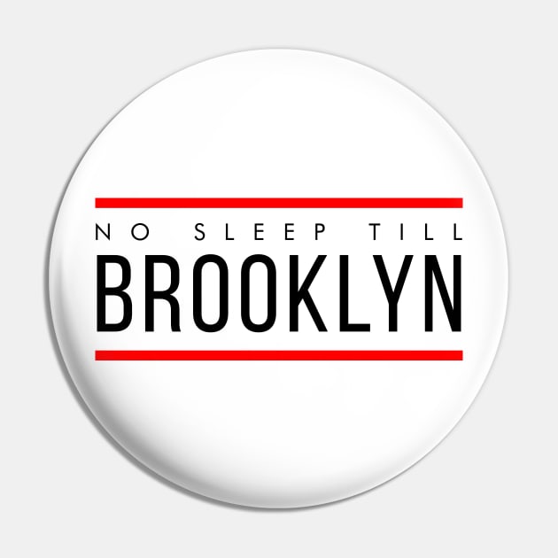 No Sleep Till Brooklyn T-Shirt - Beastie Boys Pin by HipHopTees