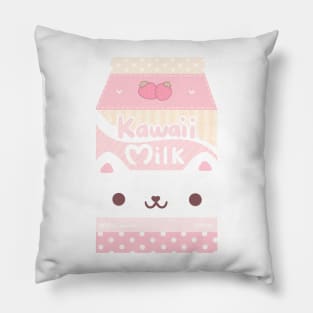 Kawaii milk box Pillow