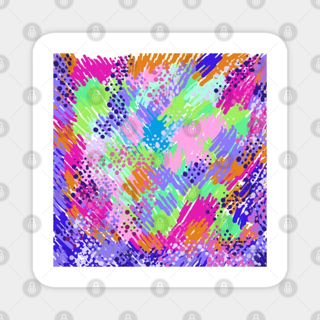 Colorful Abstracts Magnet by jen28