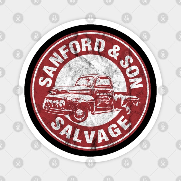 Sanford And Son Salvage Magnet by AlexMooreShop