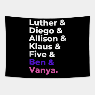 umbrella academy members Tapestry