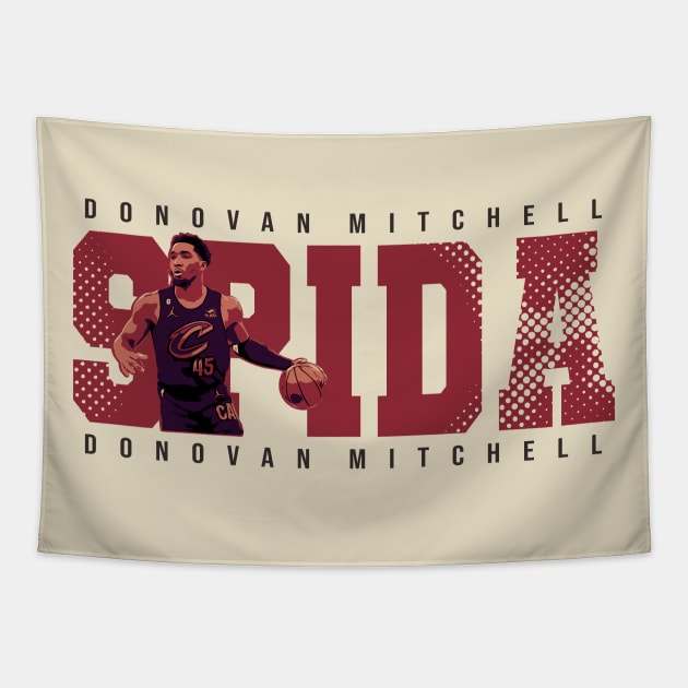 Donovan Mitchell | SPIDA Tapestry by Aloenalone