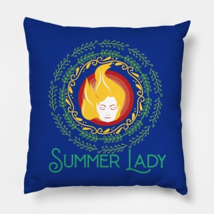 Summer Lady Pillow