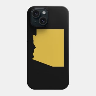 Arizona state map for arizonians Phone Case