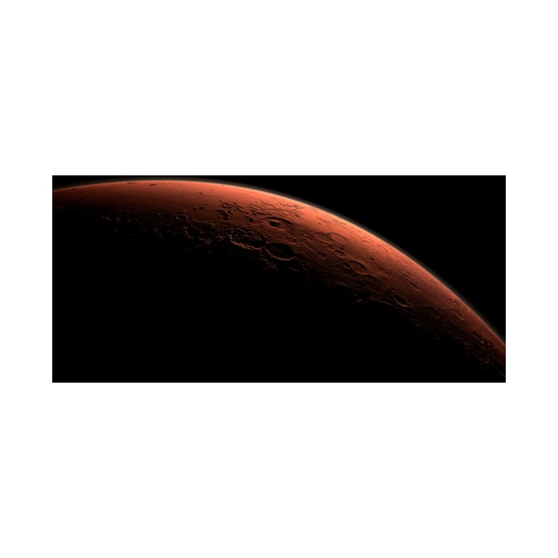 Dawn on Mars, artwork (C011/2012) by SciencePhoto