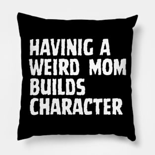 HAVINIG A Weird Mom Builds Character Pillow