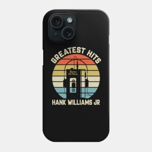 Greatest Hits Hank Retro Walkman Williams Jr Vintage Art Phone Case