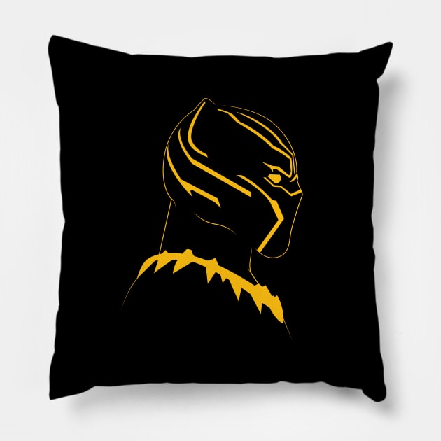 Black Panther Pillow by Woah_Jonny