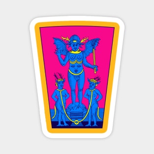 The Devil Tarot card T-Shirt Magnet
