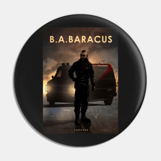 B.A Baracus - GMC Vandura - Car Legends Pin