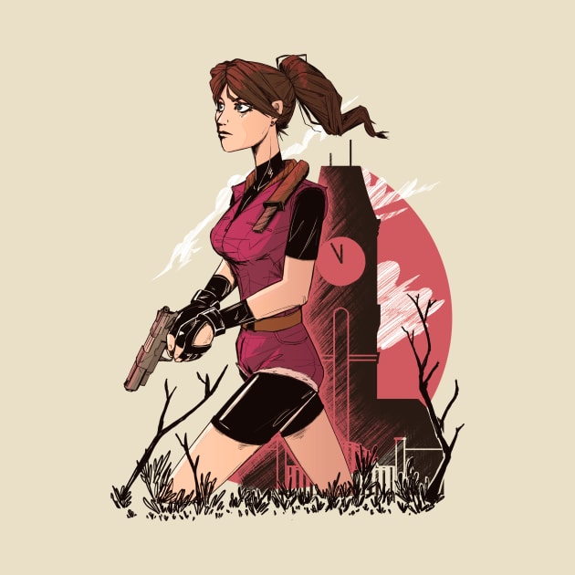 claire redfield by sythelum