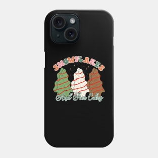 Snowflakes And Tree Cakes Phone Case