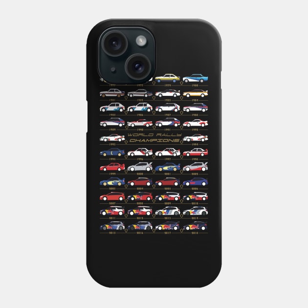 World Rally Aces Phone Case by AutomotiveArt