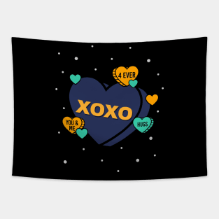 XOXO Forever|Valentines Day Tapestry