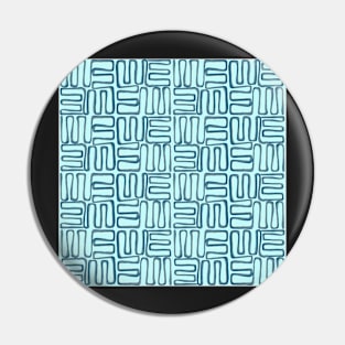 Graphic ornament blue Pin