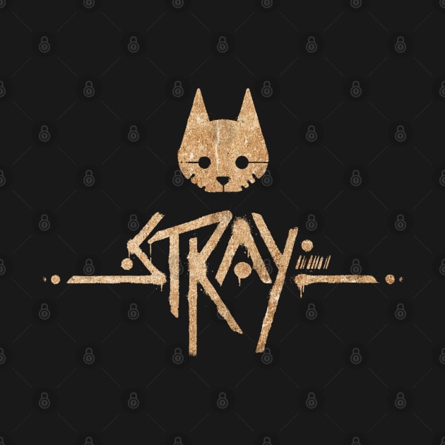 stray cat vintage by Haunted House Tattoo