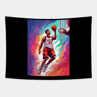 Man Basketball Lover Design Art Tapestry