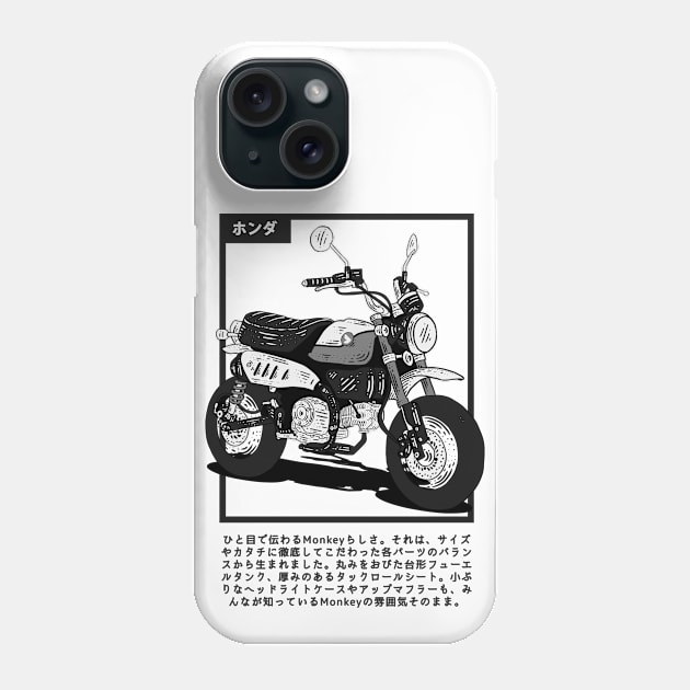 Honda Monkey Japan Phone Case by Hilmay