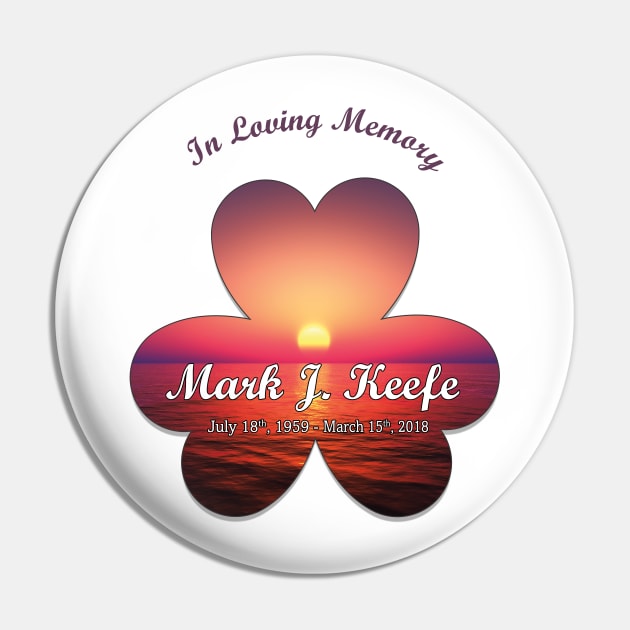 Mark Keefe Shamrock Sunset Pin by AmandaPandaBrand