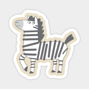 Cheeky Racing Zebra Magnet