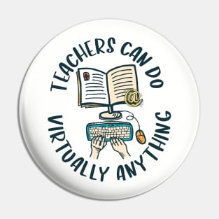 Teachers can do virtually anything - sketch style Pin