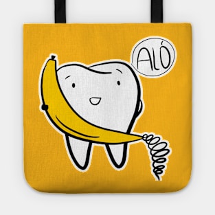 Molar with banana phone Tote