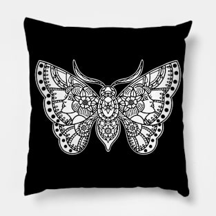 HomeSchoolTattoo Butterfly Pillow