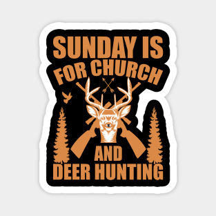 Deer Hunting T - Shirt Design Magnet