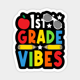 1st Grade Vibes Teachers Boys Girls Funny Back To School Magnet