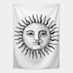 Sun Face Tapestry