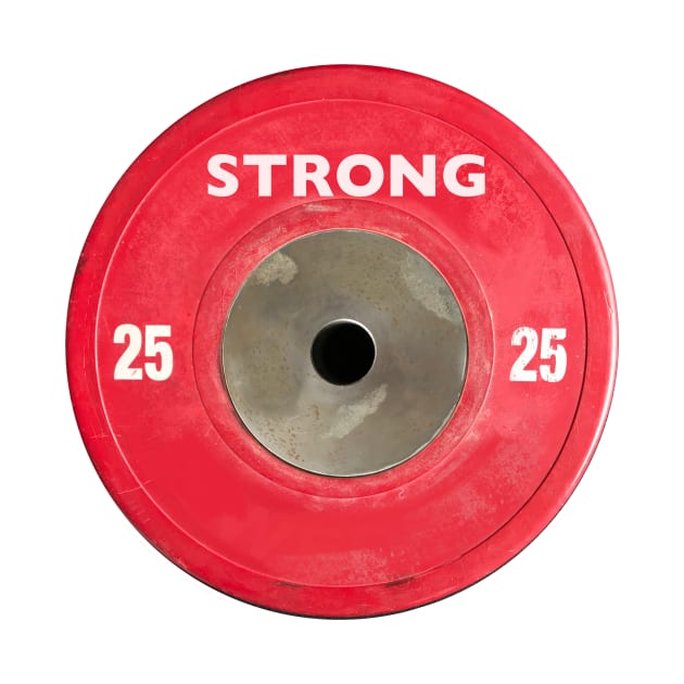 Weights Bumper Plate by SusanaDesigns