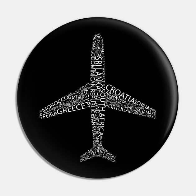 Airplane Pin by ThyShirtProject - Affiliate