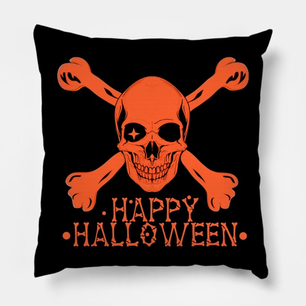 Halloween Bones Pillow by emma17