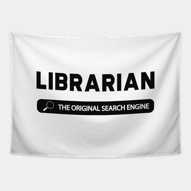 Librarian The original Search Engine Tapestry by KC Happy Shop