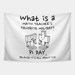 Math Teacher Pi Day Pun gift Tapestry