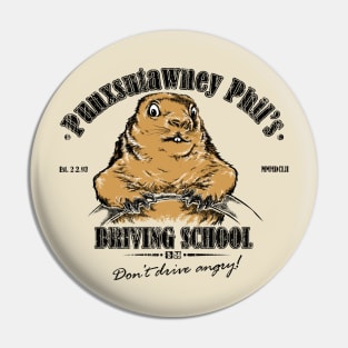 Punxsutawney Phil's Driving School Pin