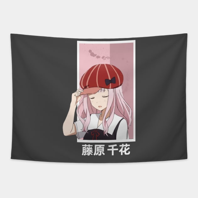 Chika Fujiwara Kaguya Sama Love Is War Tapestry by Stabraq