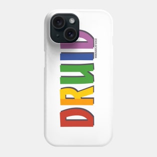 Druid Pride Shirt (Rainbow) Phone Case