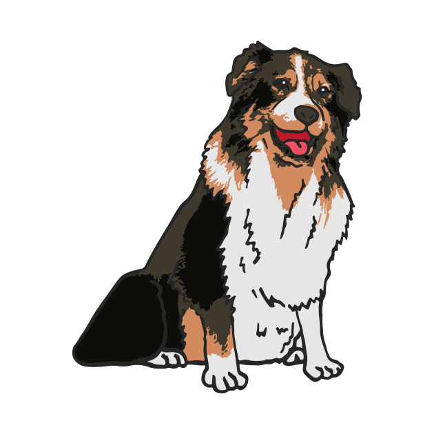 Australian Shepherd Dog by PetinHeart