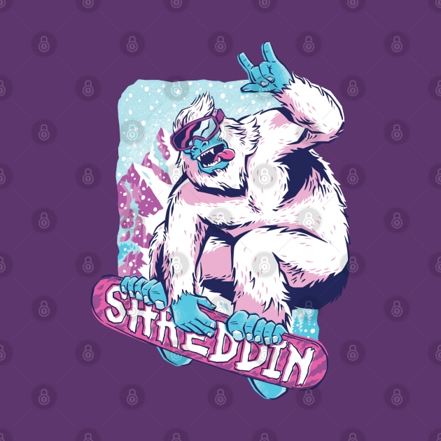 Shreddin Yeti by CPdesign