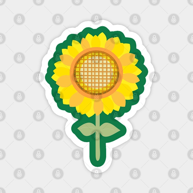 Sunflower3 Magnet by CindyS