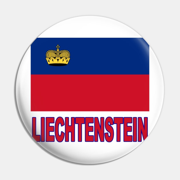 The Pride of Liechtenstein - National Flag Design Pin by Naves