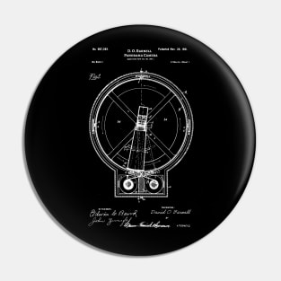 Vintage Panoramic Camera 1901 Patent Pin