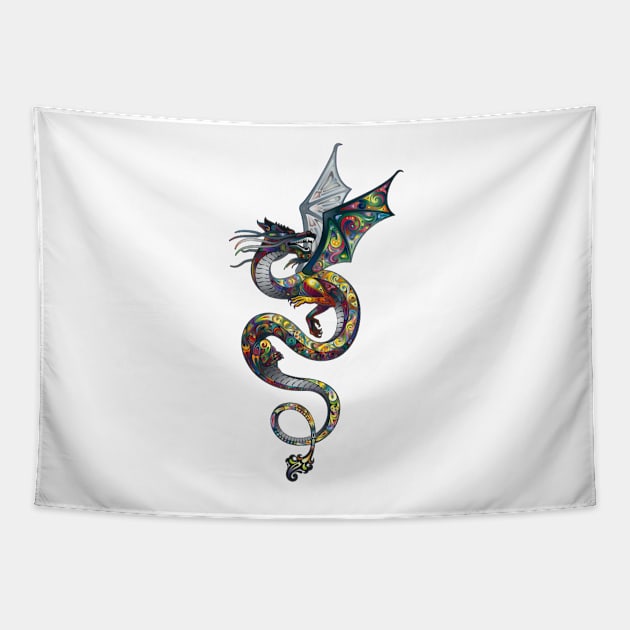 Dragon 1 Tapestry by Invisibleman17